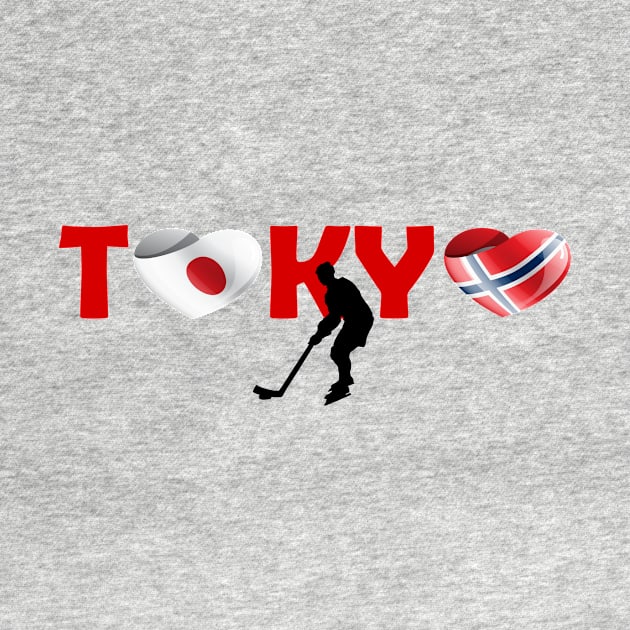 Sports games in Tokyo: Hockey team from Norway (NO) by ArtDesignDE